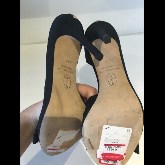 NEW Sarah Jessica‎ Parker SJP Doris Grosgrain Half d'Orsay Pump [SZ 39.5 ] - Picture 9 of 12